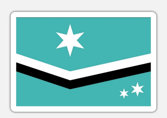 Stickers drapeau kétonie (pack de 2)