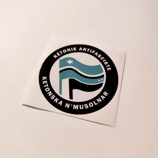 Stickers kétonie antifasciste (pack de 2)